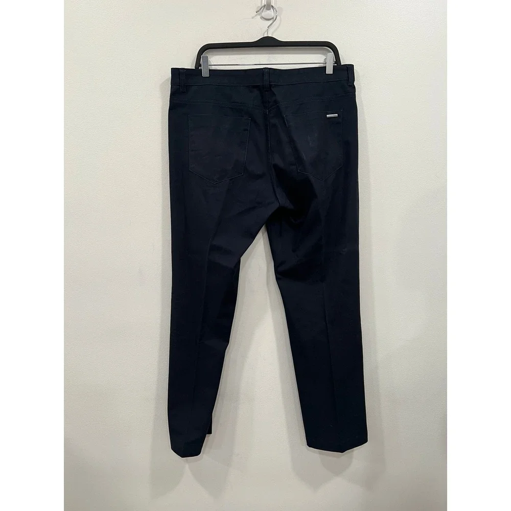 Calvin Klein Pants Men's Navy Blue Slim Fit Chino 5 Pocket Cotton Twill SZ 36x32